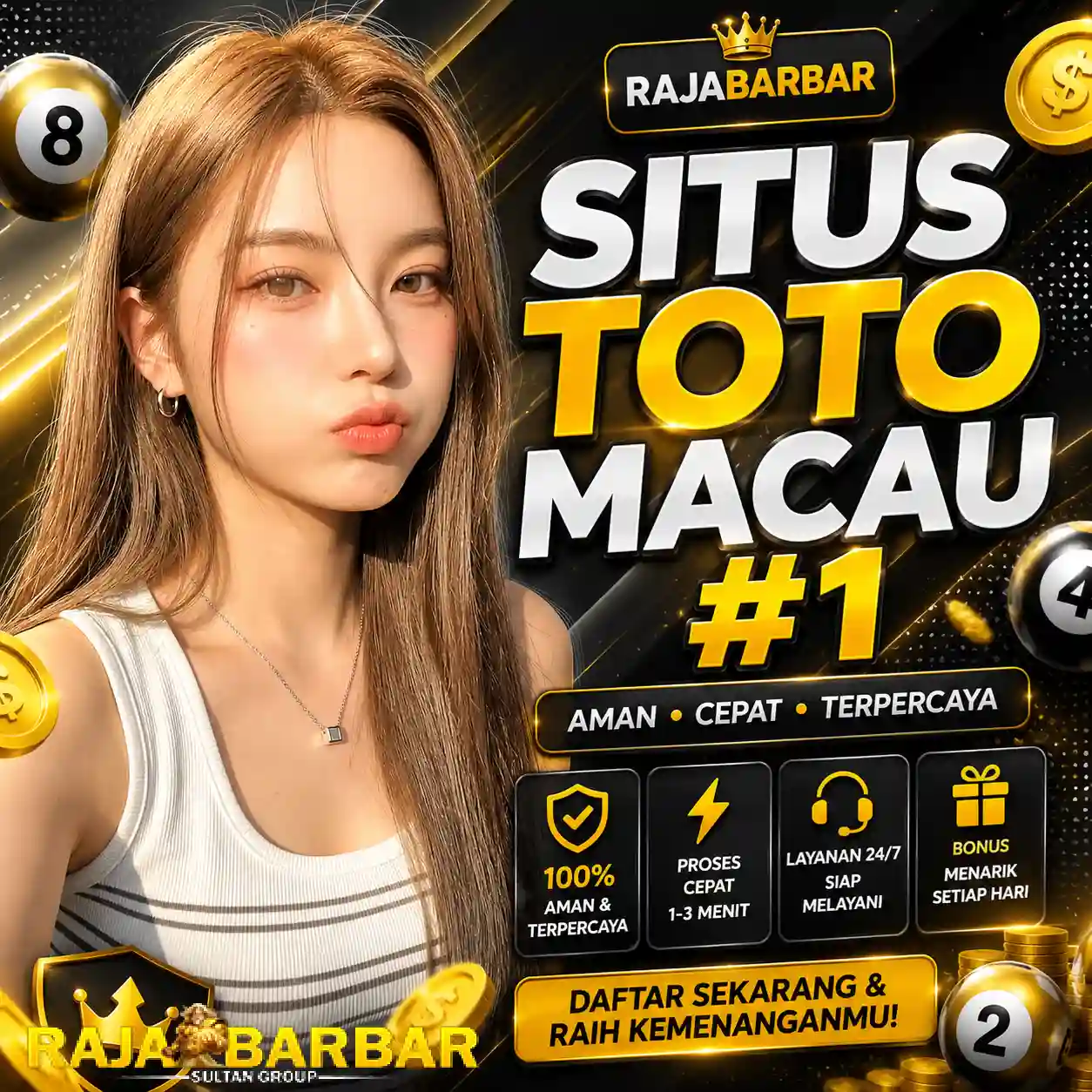 RAJABARBAR  : Situs Toto Macau #1 Indonesia dengan Pasaran Sydney & HK Terlengkap Setiap Hari